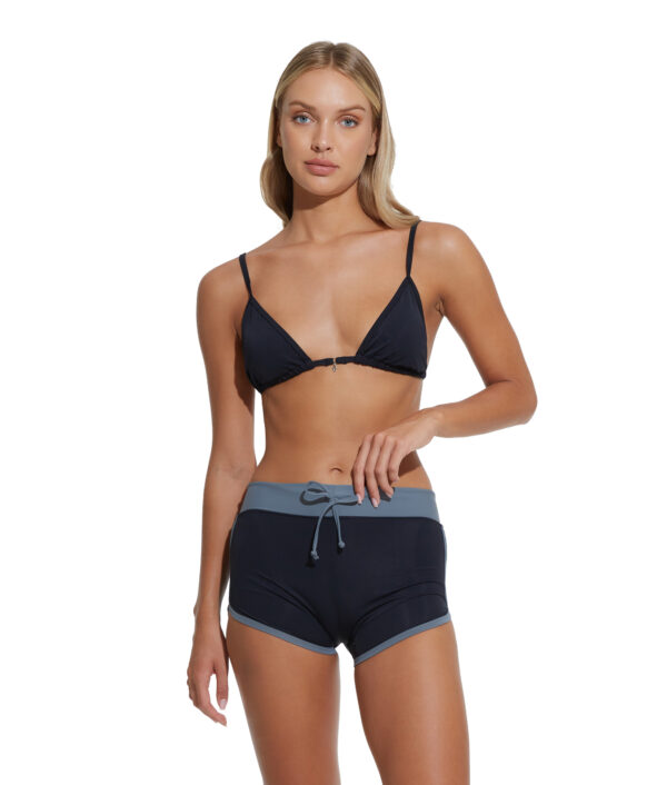 WOMEN PLAIN BLACK ULUWATU SHORT - Image 1