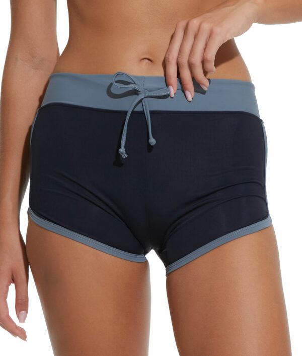 WOMEN PLAIN BLACK ULUWATU SHORT - Image 2