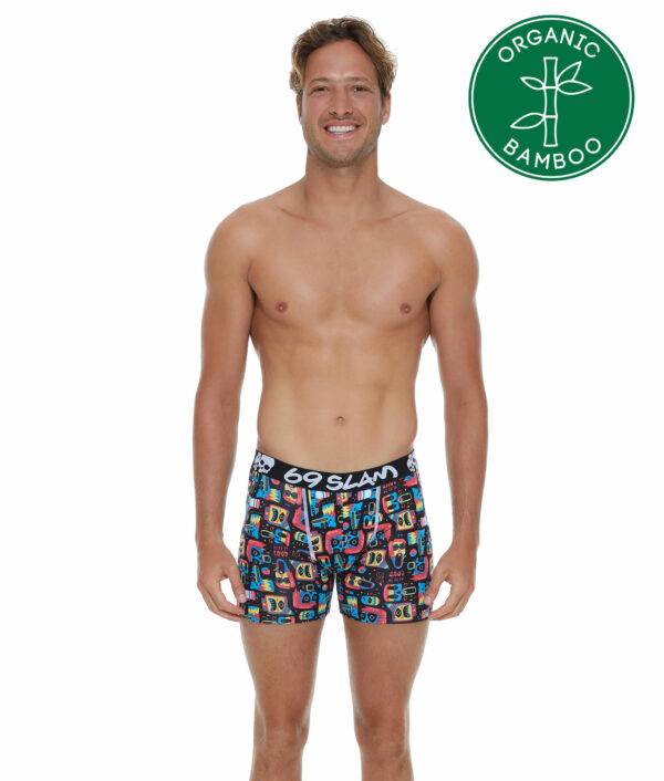 MEN MONSTA FREAK GILBERT BAMBOO FITTED BOXER - Image 2