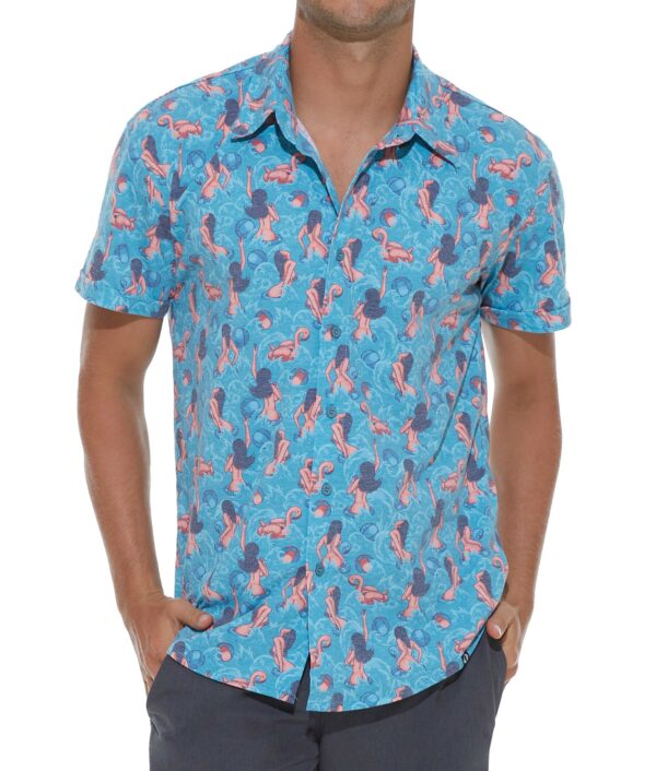 MEN GETTING WET LIGHT JULIAN S/S RASH SHIRT - Image 2