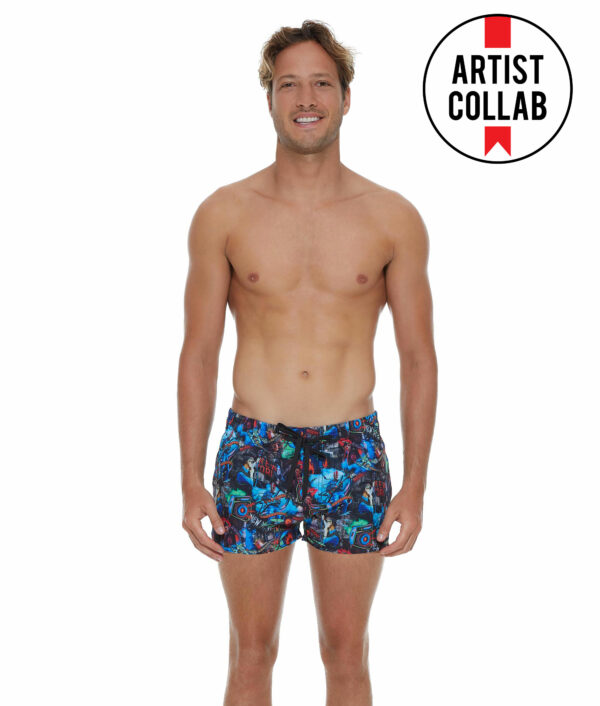 MEN PUNK BUSKERS BAJO 4 WAYS STRETCH VOLLEY SHORT