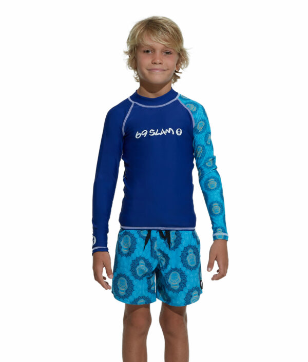 KIDS SKULL MANDALA OWEN L/S RASH VEST