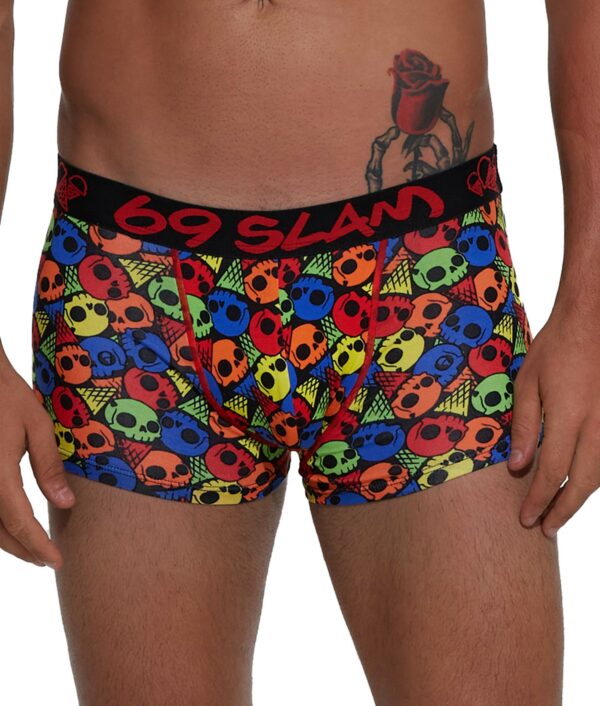 MEN SKULL CONE ELIJAH BAMBOO HIP BOXER