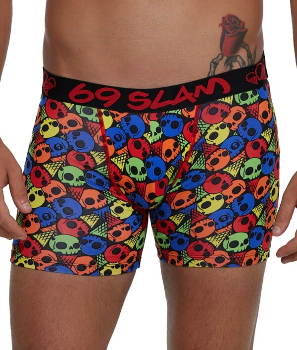 MEN SKULL CONE GILBERT BAMBOO FITTED BOXER