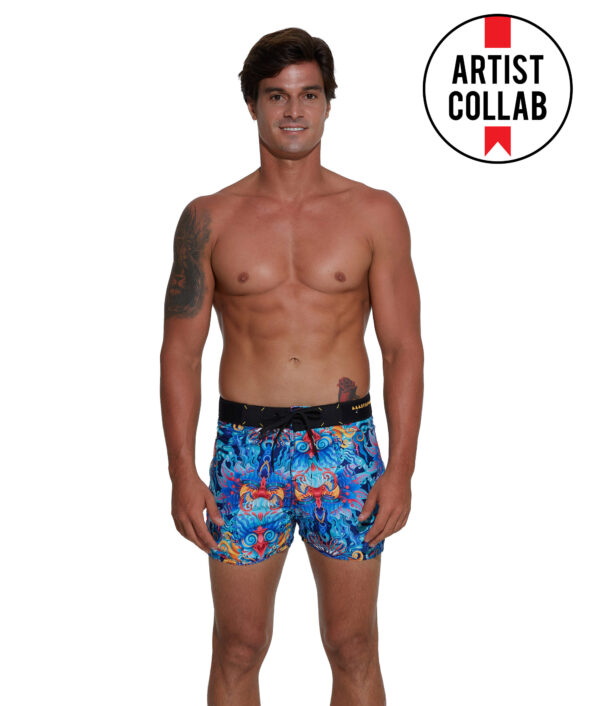 MEN BLUE HABITAT MATEO CLASSIC BOARDSHORT