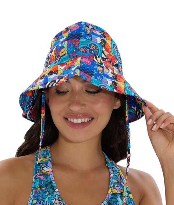 WOMEN HIPPIE VINTAGE REESE BUCKET HAT - Image 2