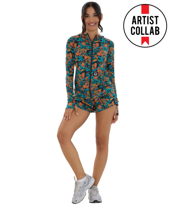 WOMEN FIRE DANCE CALI HOODED VEST