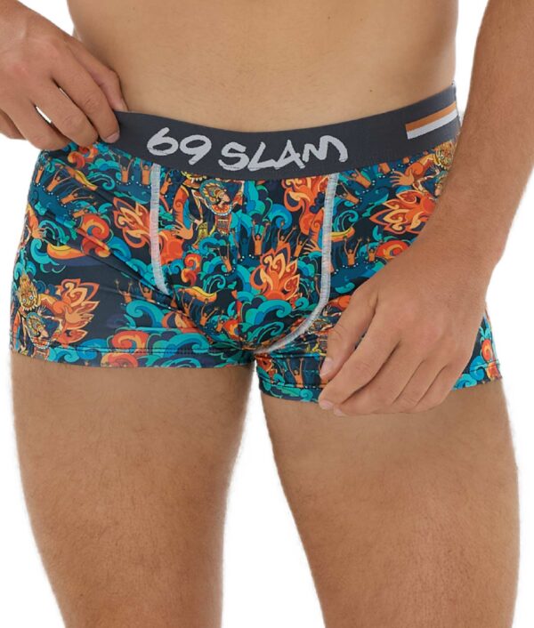 MEN FIRE DANCE MASON HIP BOXER