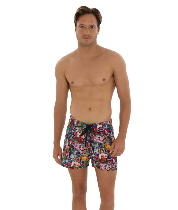 MEN MEXICOLLAGE ARMIN 4WAYS STRETCH CLASSIC BOARDSHORT - Image 1