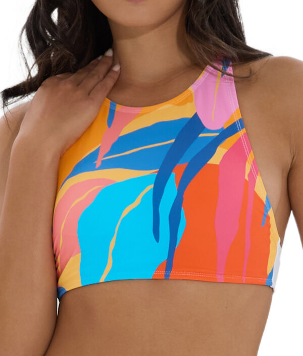 WOMEN CHEETAH MILA SURF CROP TOP - Image 2