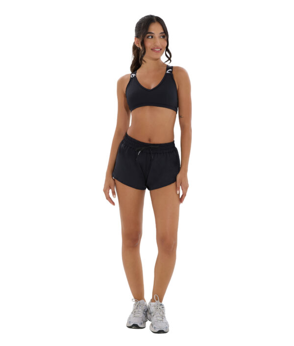 WOMEN PLAIN BLACK ROCKY SPORTS BRA - Image 1