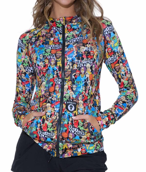 WOMEN CELEBRITY CALI HOODED VEST - Image 2