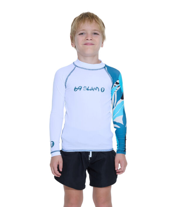 KIDS ZEBRA OWEN L/S RASH VEST