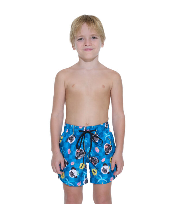 KIDS PUGTASTIC JAY ELASTIC WAIST BOARDSHORT