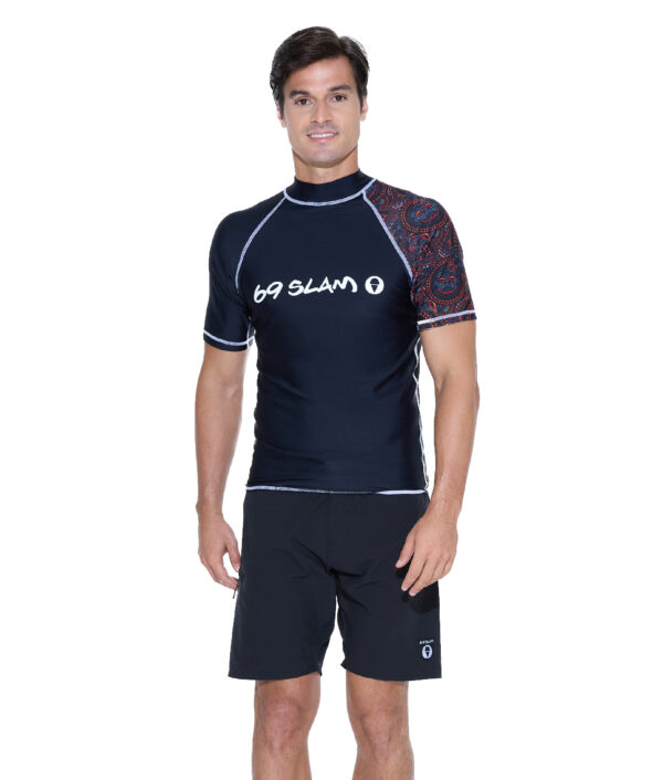 MEN SAMOAN KOA S/S RASH VEST - Image 1