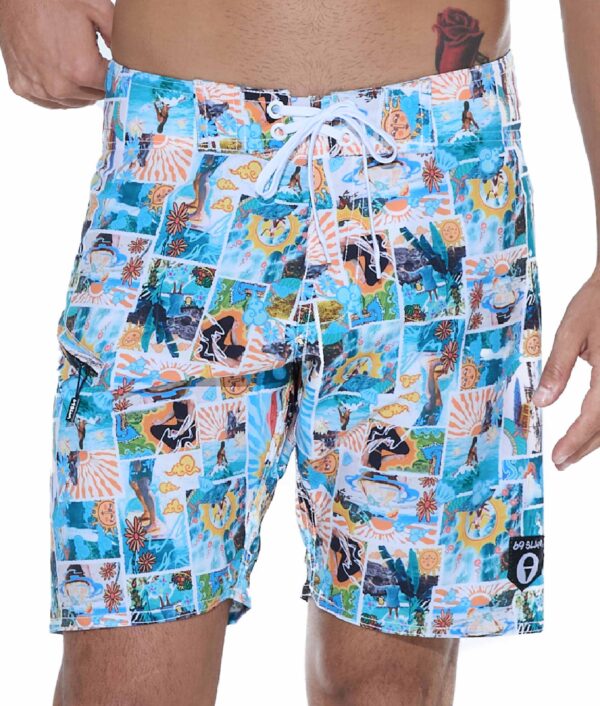 MEN PARADISE LIAM 4 WAYS STRETCH BOARDSHORT - Image 2