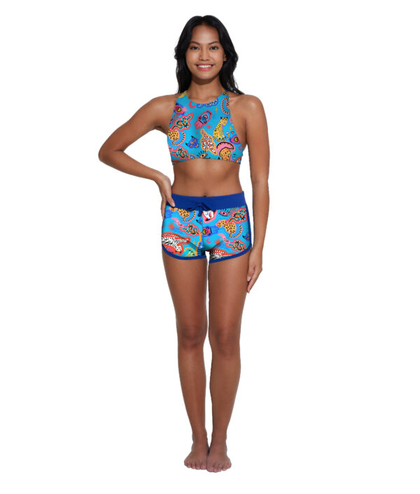 WOMEN STAY WILD MILA SURF CROP TOP - Image 1