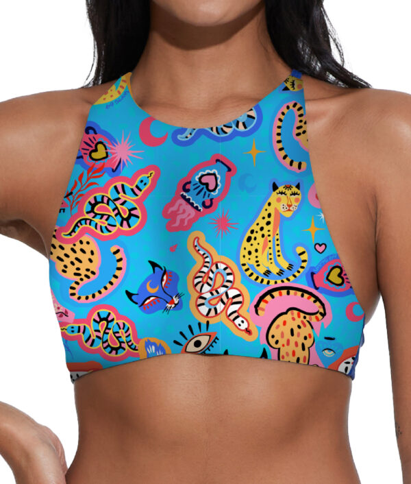 WOMEN STAY WILD MILA SURF CROP TOP - Image 2