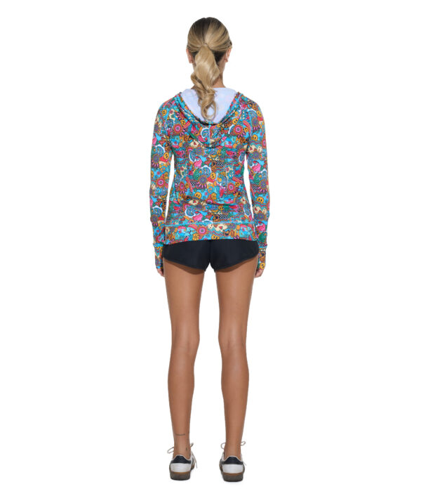 WOMEN TROPICAL LAH CALI HOODED VEST - Image 4
