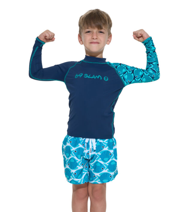 KIDS FISHES OWEN L/S RASH VEST