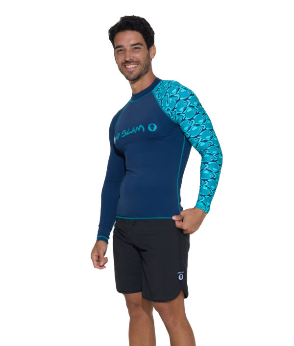 MEN FISHES DIEGO L/S RASH VEST - Image 3