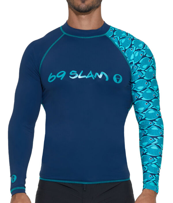 MEN FISHES DIEGO L/S RASH VEST - Image 2