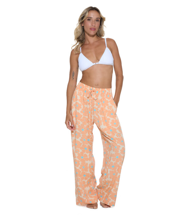 UNISEX FLORA TROPICANA ELLIS UNISEX RAYON PANTS