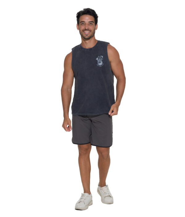 MEN FUN BONG ROMAN LOOSE WASHED SINGLET