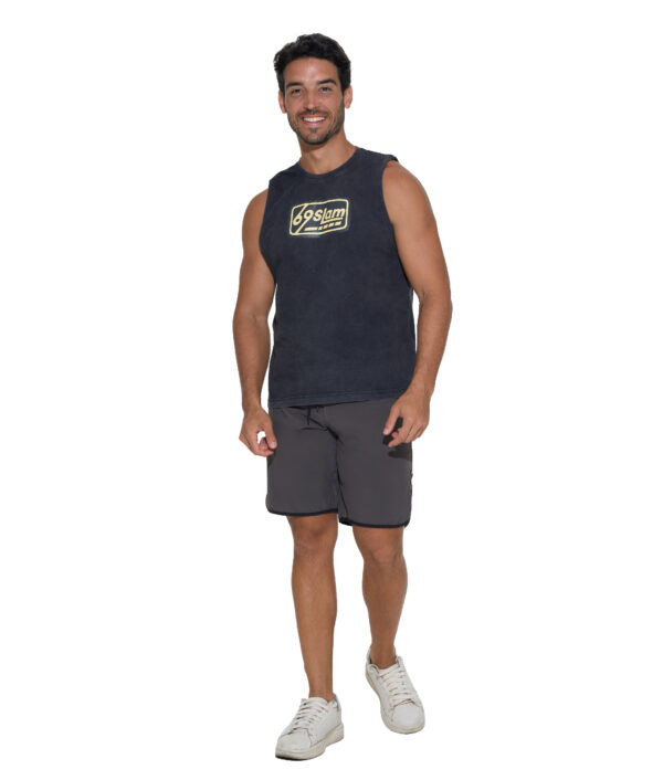 MEN PLATE LOUD ROMAN LOOSE WASHED SINGLET