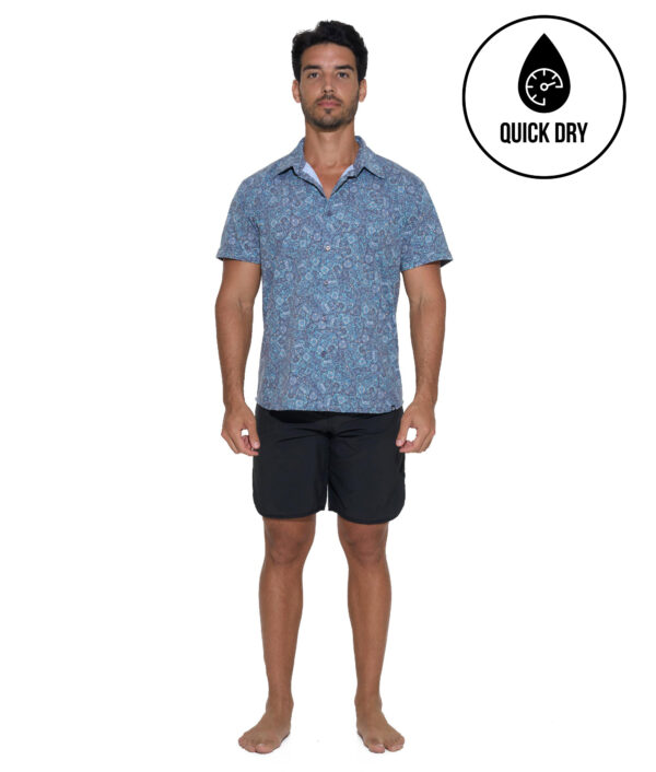 MEN SKULLERISM JULIAN S/S RASH SHIRT