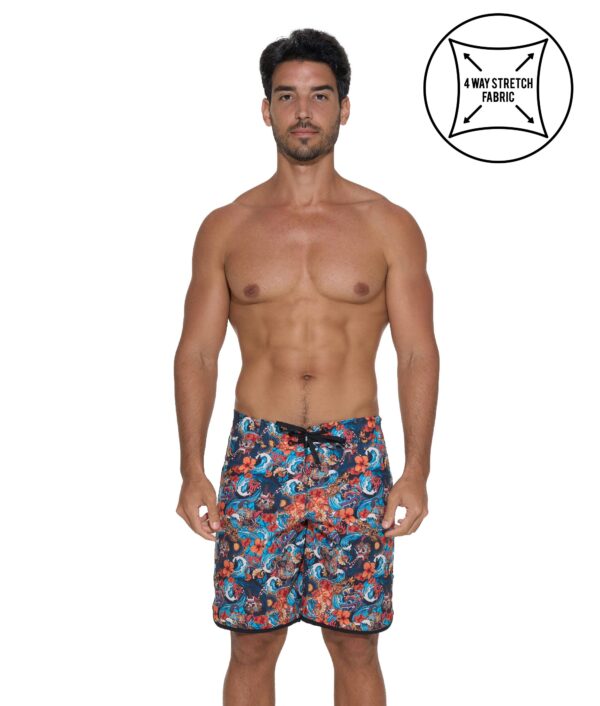 MEN THE MYTH JORDAN 4WAYS STRETCH BOARDSHORT - Image 1