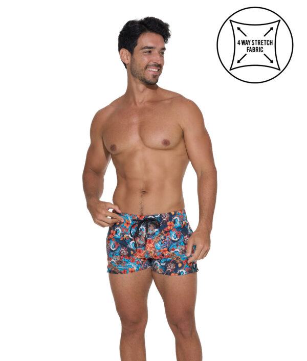 MEN THE MYTH BAJO 4 WAYS STRETCH VOLLEY SHORT