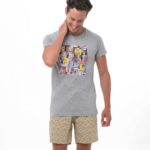 SKULLAGE GREY BE DIFFERENT COLLECTION SHORT SLEEVES T-SHIRT