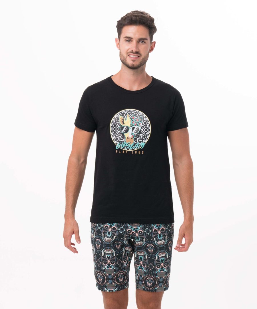 MR. GG BLACK BE DIFFERENT COLLECTION SHORT SLEEVES T-SHIRT
