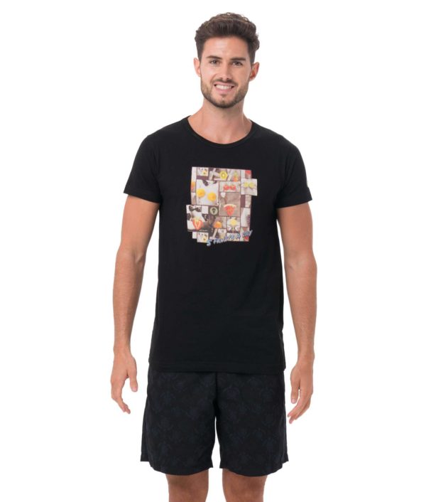 BE FRUITY BLACK BE DIFFERENT COLLECTION SHORT SLEEVES T-SHIRT