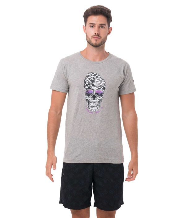 SUNSET GRIN GREY DNA COLLECTION SHORT SLEEVES T-SHIRT