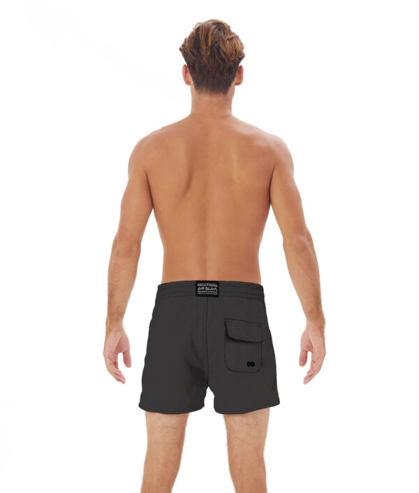 MEN PLAIN SAMOA ELASTIC WAIST BOARDSHORT - Gambar 3
