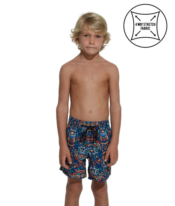 KIDS TOTEM BALI TAM EW 4 WAYS STRETCH BOARDSHORT