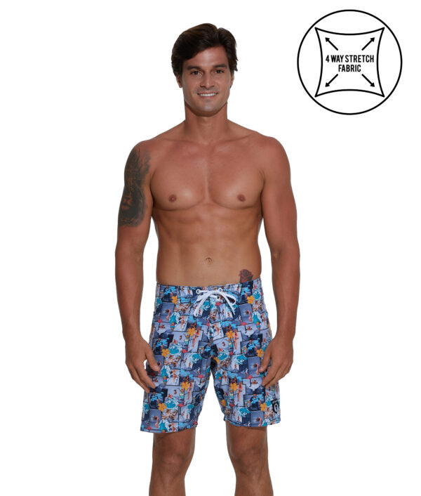 MEN SUMMER YACHT LIAM 4 WAYS STRETCH BOARDSHORT - Image 1