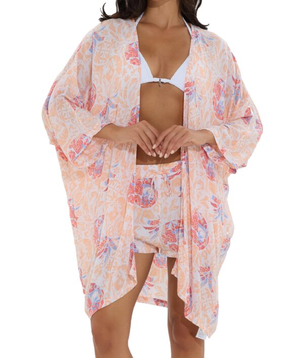 WOMEN PINE CREAMIQUE OAHU SUMMER KIMONO - Gambar 2