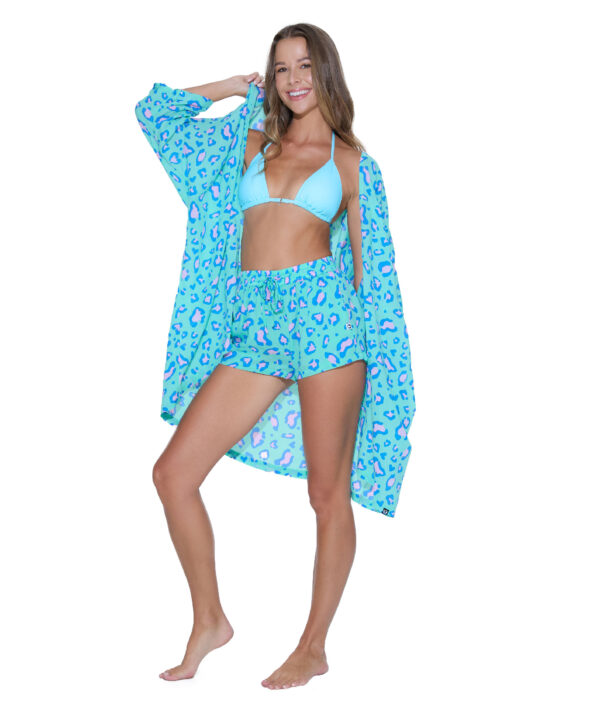 WOMEN LOVEPARD OAHU SUMMER KIMONO - Gambar 3