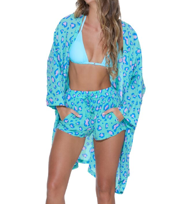 WOMEN LOVEPARD OAHU SUMMER KIMONO - Gambar 2