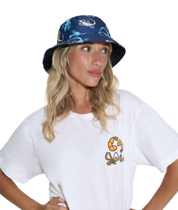 UNISEX GECKO BOB REVERSIBLE BUCKET HAT