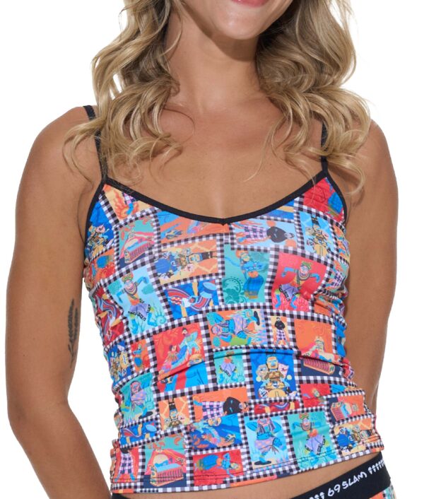 WOMEN BALI TAPESTRY ELLA SINGLET TOP - Image 2