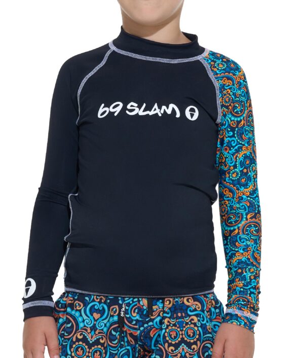 KIDS MEXICOLAMENT OWEN L/S RASH VEST - Gambar 2