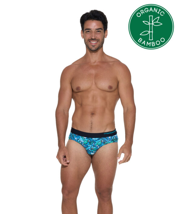 MEN BAKED ANDREAS BAMBOO PRINT HISPTER BRIRF