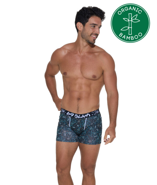 MEN SKULLER GILBERT BAMBOO FITTED BOXER