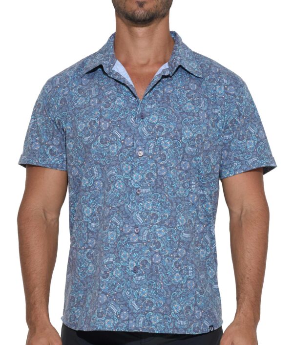MEN SKULLERISM JULIAN S/S RASH SHIRT - Gambar 2